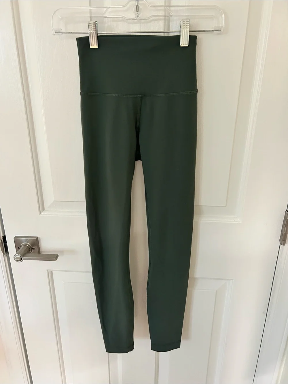 Lululemon Wunder Train High Rise Leggings In Smoked Spruce